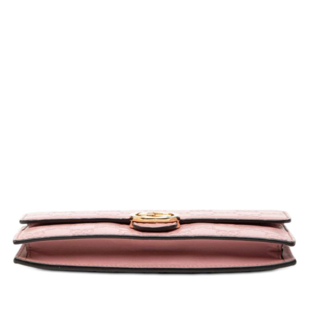 Icon Wallet On Chain Guccissima Leather #251589G70B - Picture 3 of 7